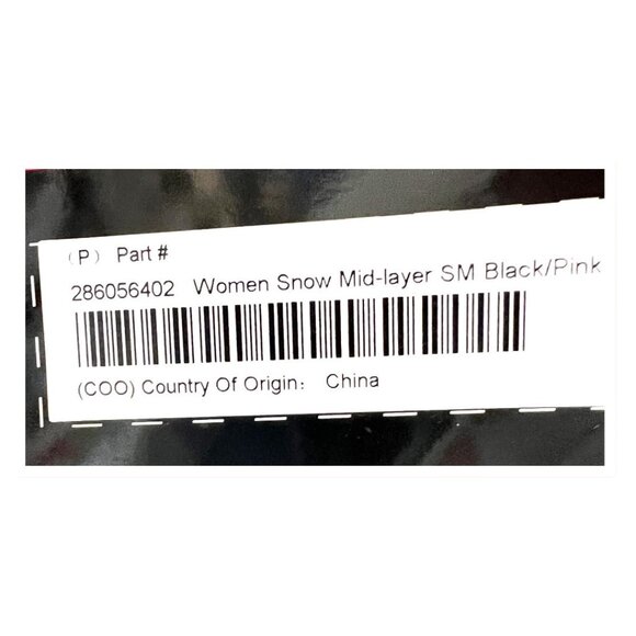 POLARIS Black Pink Womens Full Zip Mid Layer Jacket w Logo Fleece Lined Size S - Picture 6 of 6